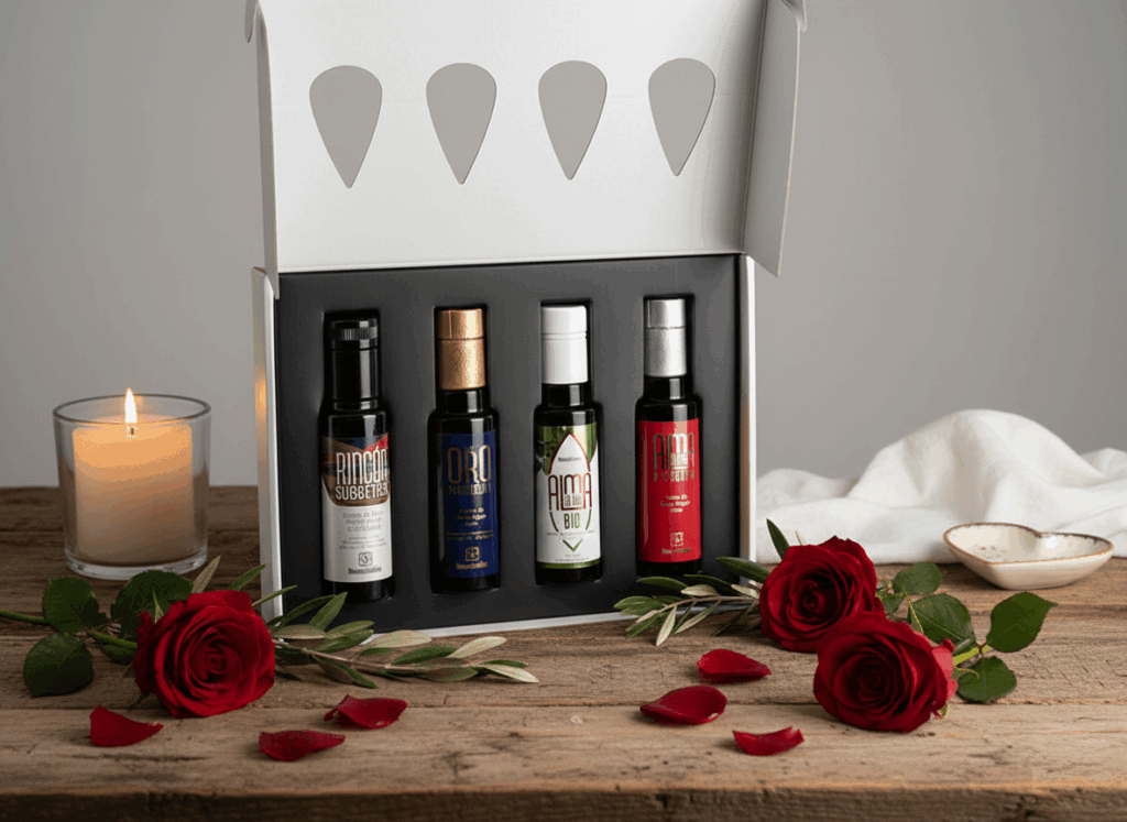 Pack de degustación de AOVEs de alta calidad ideas de san valentin