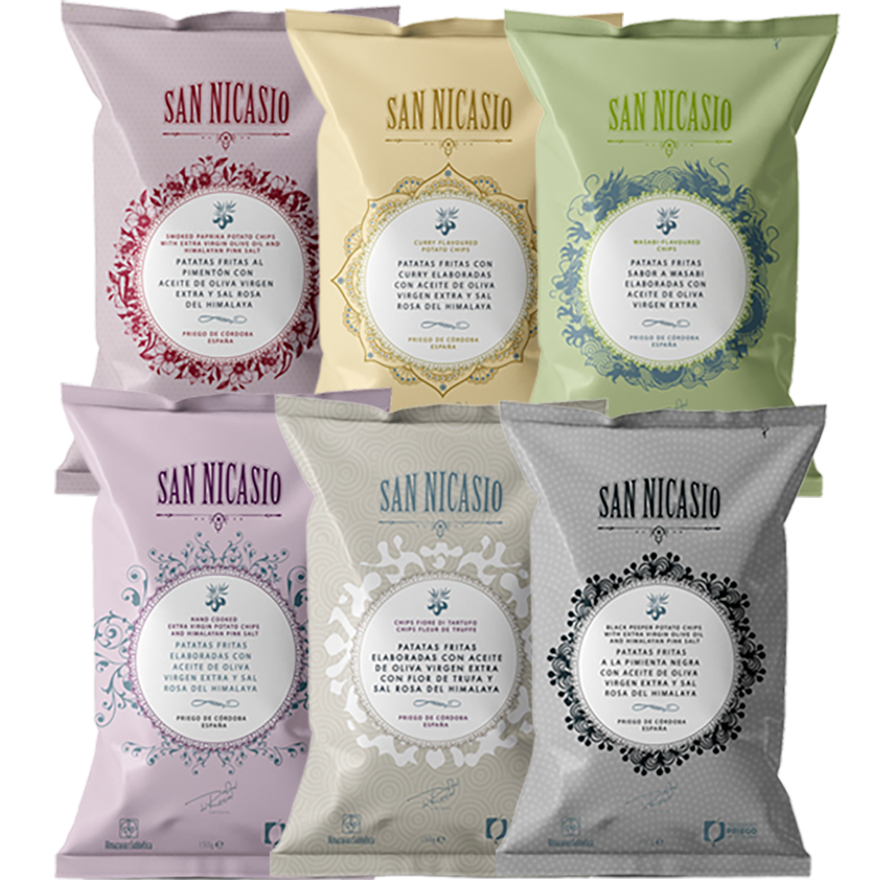 Todos los sabores de Patatas Fritas San Nicasio