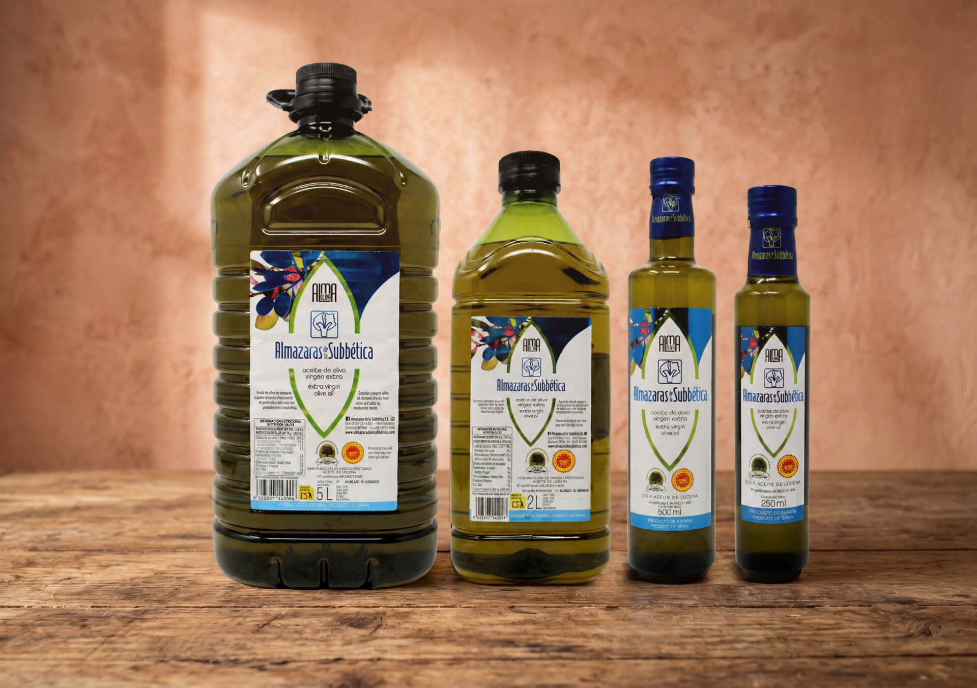 Linea completa de Almazaras de la Subbética DOP Lucena